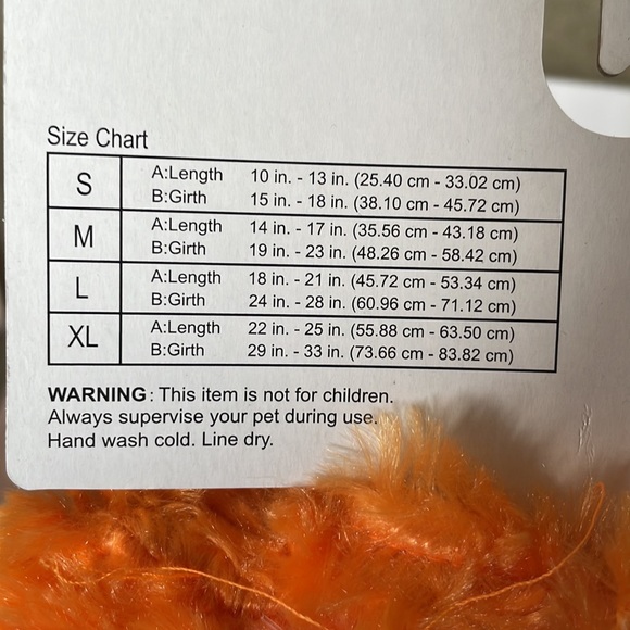 Pumpkin 🎃 Small Dog NWT Costume - Picture 4 of 4